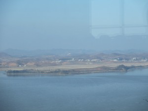 統一展望台から見た北朝鮮